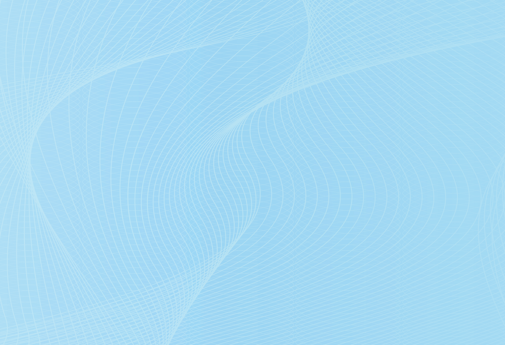 Image of a light blue background with a network of faint, white lines creating an abstract, wavy pattern.