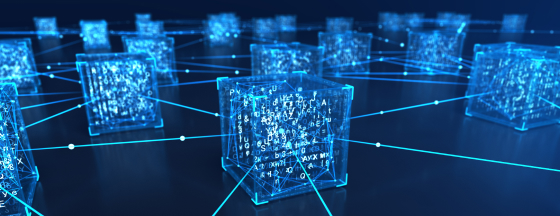 Visualization of blockchain technology
