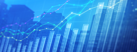 graphic representing financial data