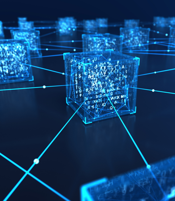 Visualization of blockchain technology