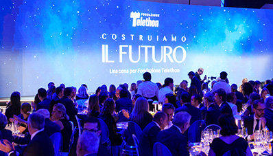 Fondazione Telethon's Costruiamo il futuro fundraiser dinner
