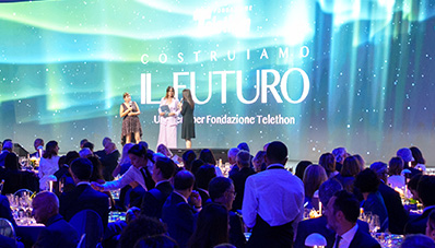 Fondazione Telethon's Costruiamo il futuro fundraiser dinner