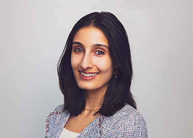 Goodwin Associate Aisha Khan, from New York, practices in Life Sciences.