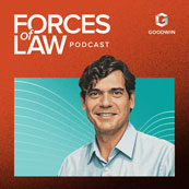Forces of Law podcast artwork for Episode 1, featuring Arman Oruc.