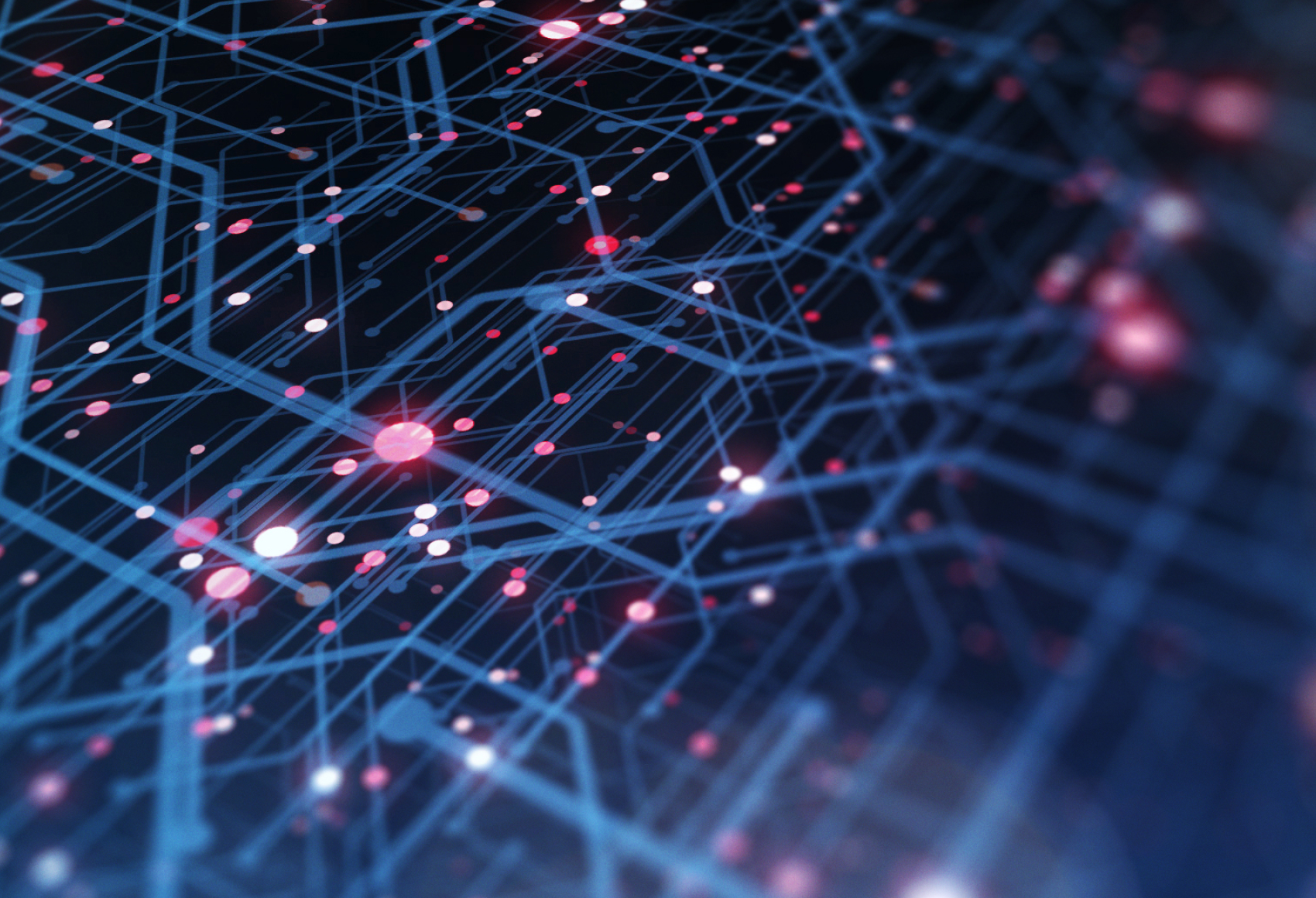 image of digital network or artificial intelligence infrastructure