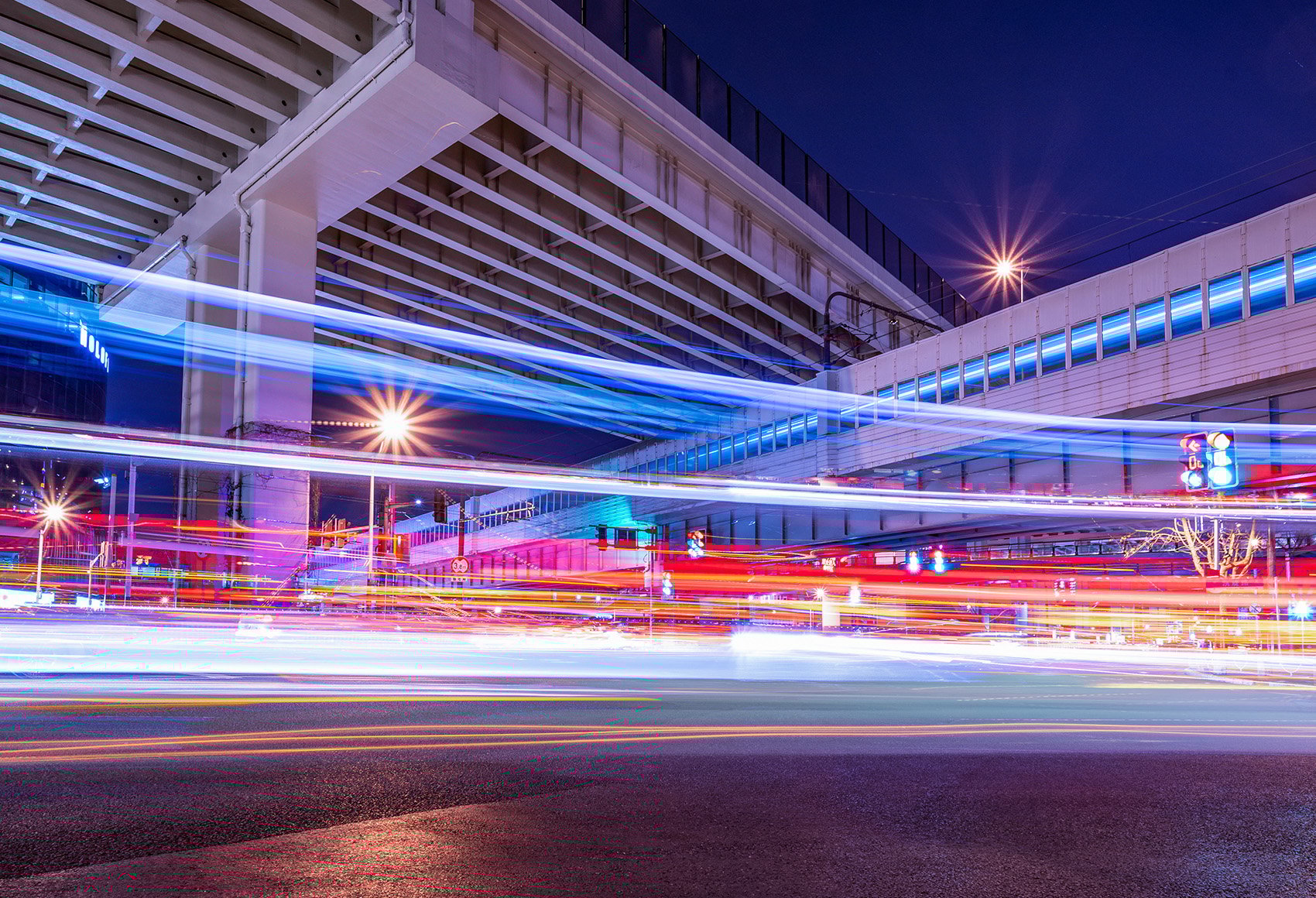 Bridge at night
